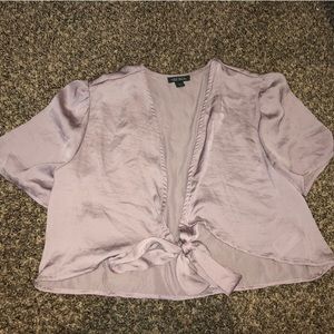 Satin Crop top